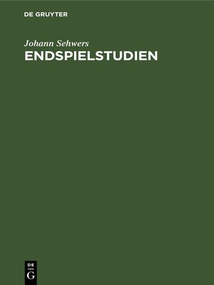 cover image of Endspielstudien